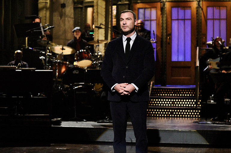 Liev Schreiber hosts Saturday Night Live, opening monologue