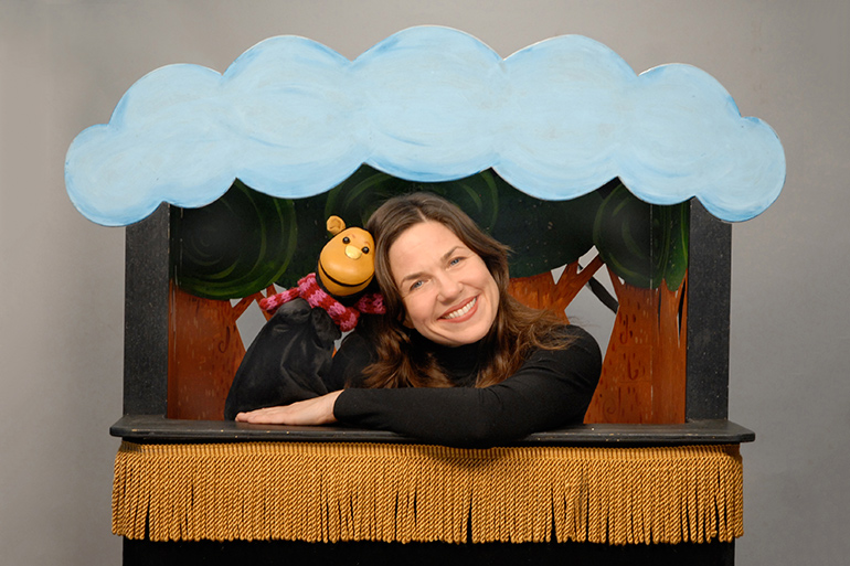 Liz Joyce, founder of Goat on a Boat Puppet Theatre