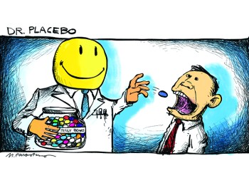 Why Placebos Work cartoon by Mickey Paraskevas