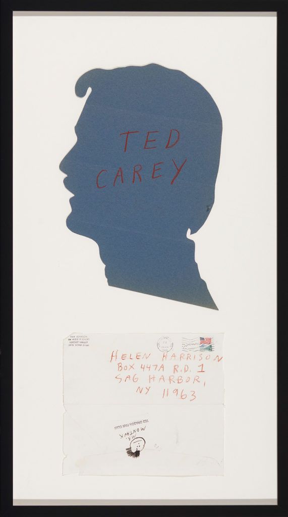 Ted Carey silhouette by Ray Johnson