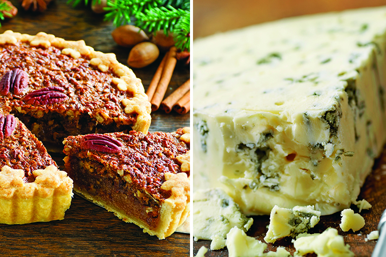 Nut pies often pair well with bleu cheeses, Photos: iStock