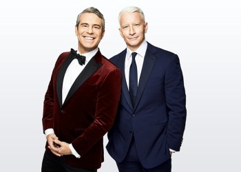 Andy Cohen, Anderson Cooper, Photo: Jeremy Freeman © 2017 CNN, a Time Warner Company. All Rights Reserved