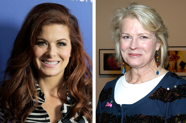 Debra Messing vs Candice Bergen for the 2018 Golden Globe