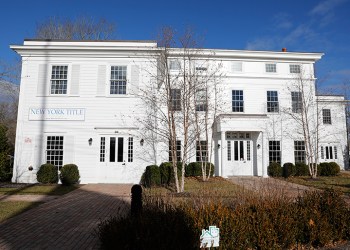 Future medical office in Bridgehampton's busiest intersection