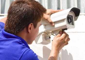 Security camera removal on the Hamptons Subway