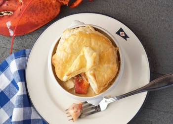 Chef Jay Lippin's Lobster Pot Pie at Baron's Cove, Photo: Courtesy Baron's Cove