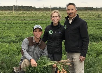 William Lee, Karen Lee and Fred Lee of Sang Lee Farms, Photo: Courtesy Sang Lee Farms