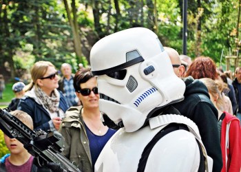 Star Wars stormtrooper cosplayer