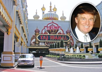 Taj Mahal Casino adn Donald Trump, ca. 1998