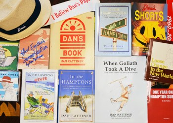 A selection of Dan Rattiner's books, CDs and ephemera