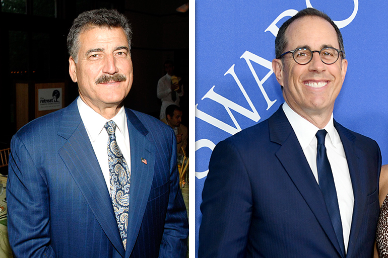 Jerry Seinfeld and Keith Hernandez Reunite at NY Mets' Citi Field