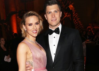 Scarlett Johansson and Colin Jost