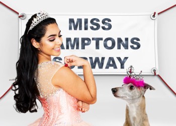 Miss Hamptons Subway with dog