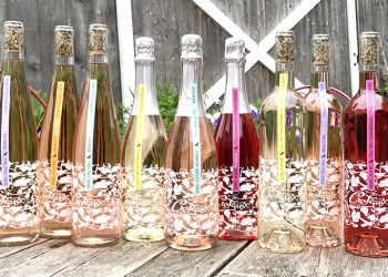 Croteaux Vineyard's wide selection of rosés