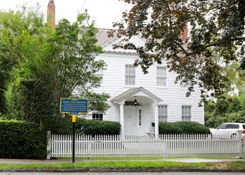 David Frothingham's Sag Harbor home has a marker bearing his name