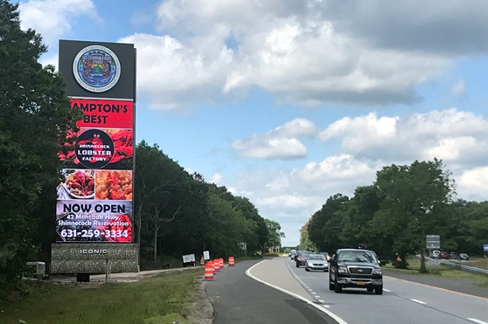 Shinnecock billboard/monument