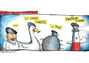 French Hamptons cartoon by Mickey Paraskevas