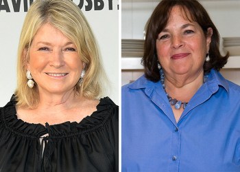 Martha Stewart and Ina Garten in separate photos