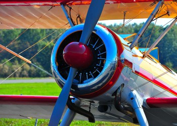 vintage biplane