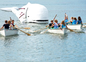 HarborFest whaleboat race