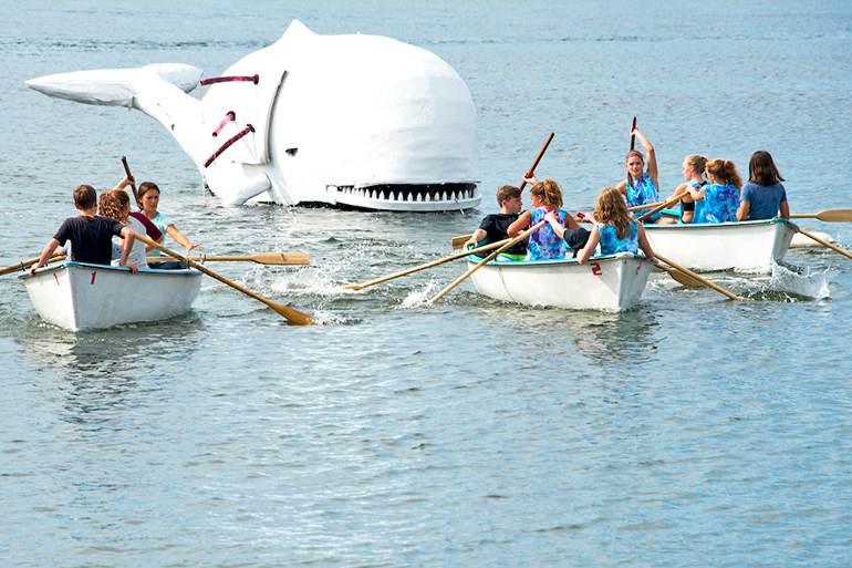 HarborFest whaleboat race