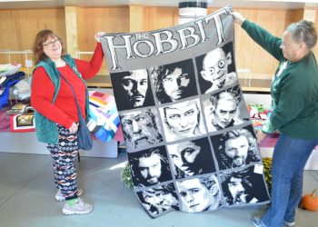 A Hobbit-themed needlework entry