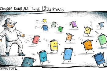 Little stories cartoon by Mickey Paraskevas