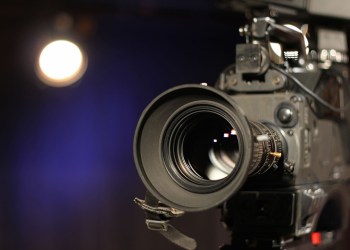 camera in tv studio