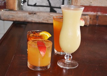 Union Cantina's Maple Old Fashioned, Apple Cider Margarita, Fall Into It and Pumpkin Colada