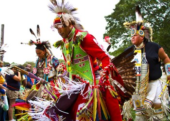 Shinnecock dancers