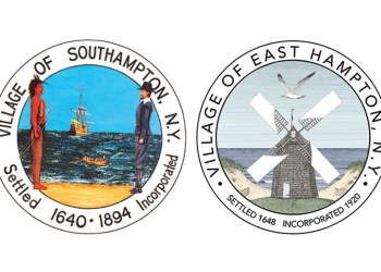 Southampton Village and East Hampton Village seals in 2020