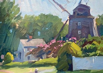 April 17, 2020 Dan's Papers cover art (detail) windmill by Marc Dalessio