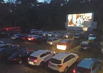 The Gateway's drive-in movie lot, Photo: Courtesy The Gateway