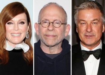 Julianne Moore, Bob Balaban and Alec Baldwin, Photo: ©PATRICKMCMULLAN