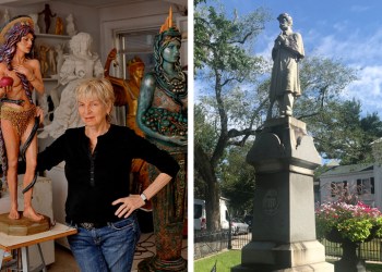 Audrey Flack in her studio; Monumental Bronze Company's 