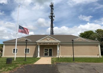 East Hampton Town Justice Court, where Christopher Robert Fausett was arraigned on eight felony gun possession charges Saturday. Independent/T. E. McMorrow