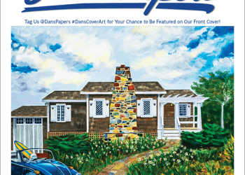 Carol Luz's “Meeting the Neighbors” on the cover of the October 2, 2020 issue of Dan's Papers