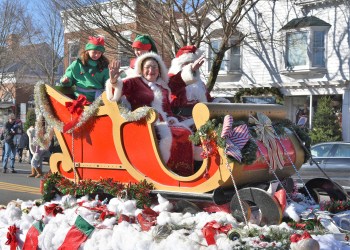 The East Hampton Santa Parade is one of the village's most anticipated Hamptons holiday events of the year.