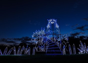 Ice Palace at the Riverhead Holiday Light Show on the North Fork