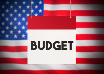 Budget Day in America Stock Image