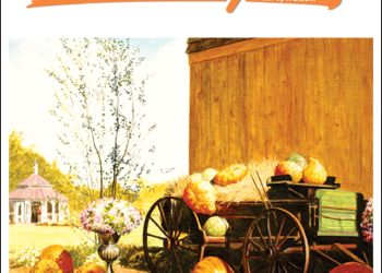 Carol Gold's “The Pumpkin Wagon” on the cover of the November 6, 2020 Dan's Papers issue