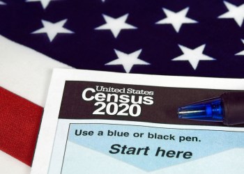 United States 2020 census form