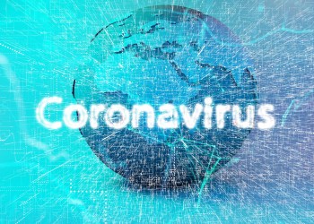 Coronavirus 2019-nCov novel coronavirus concept motion background. coronavirus dangerous flu