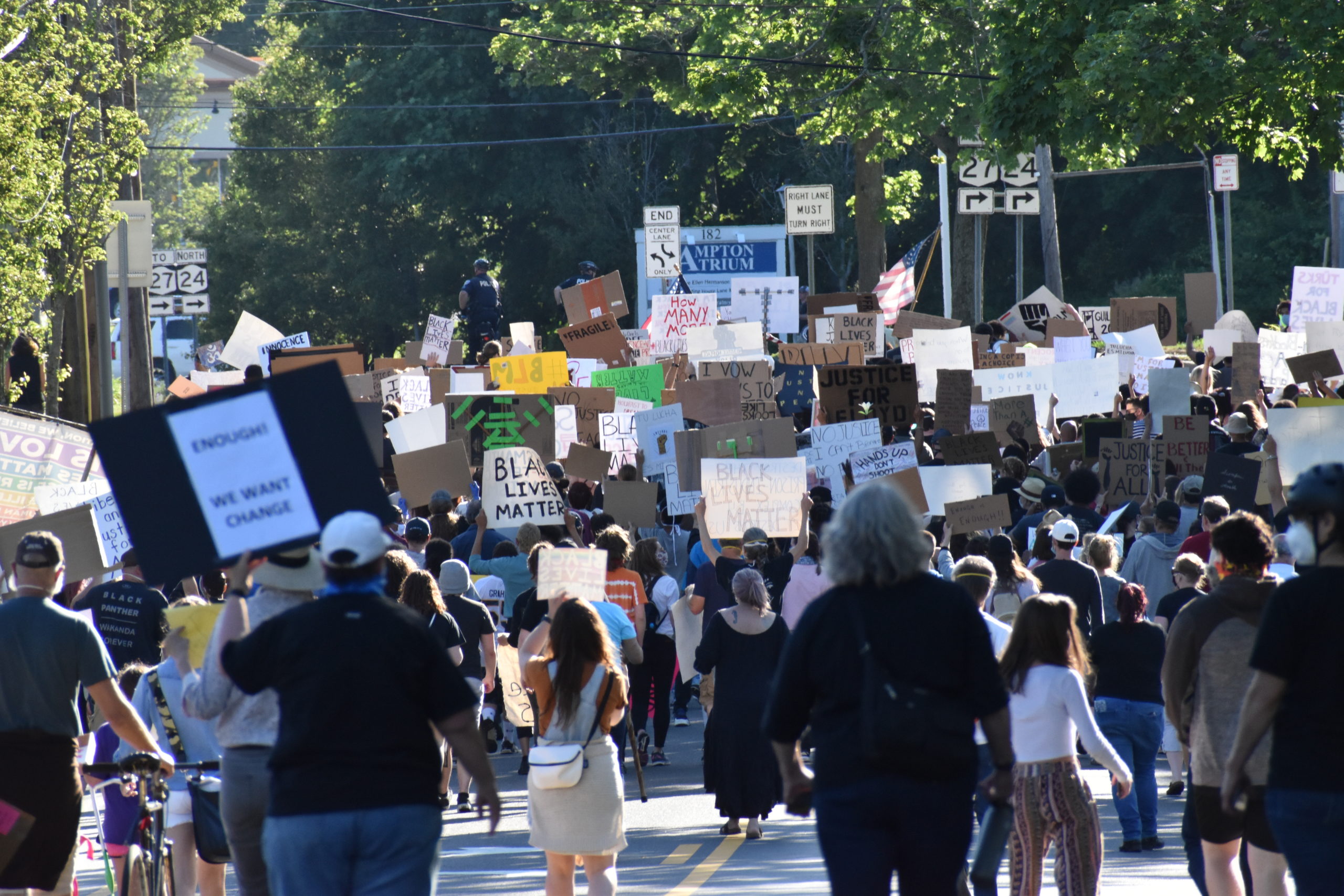 Black Lives Matter Protesters Take To Hampton Bays Streets – Dan’s Papers