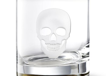 Williams-Sonoma Halloween Skull Double Old-Fashioned Glasses, $14.95