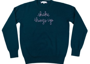 Lingua Franca Shake Things Up cashmere sweater, $380