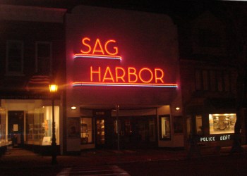 The exterior of the Sag Harbor Cinema,