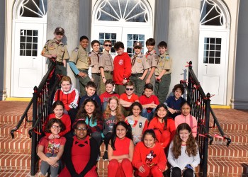 Students from Pulaski Street Elementary School honored the memory of Shoreham-Wading River Boy Scout Andrew McMorris on January 15.