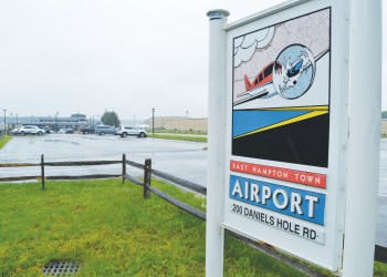 East Hampton Airport sign