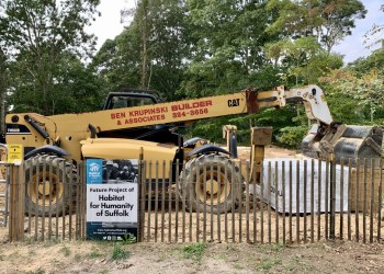 Ben Krupinski Builder works on Habitat for Humanity project in Springs